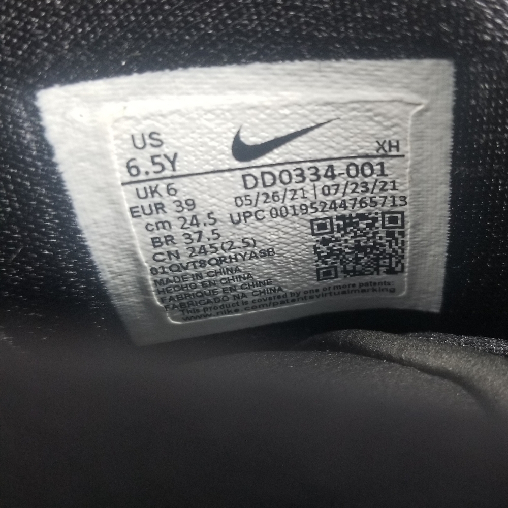 Nike Kyrie Infinity Fire and Ice Black Youth Sneaker Shoes 6.5Y (DD0334-001) - Picture 8 of 8